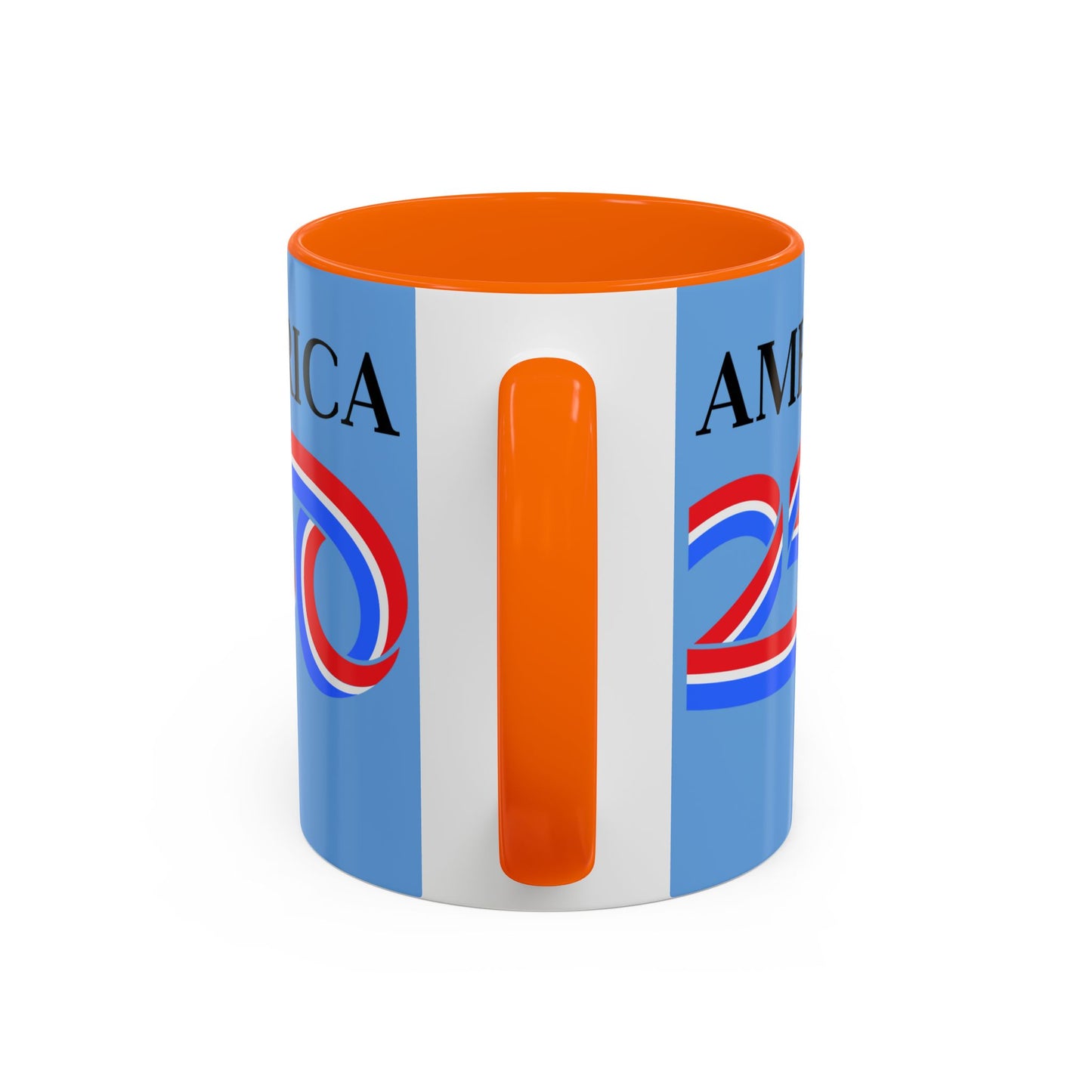 America 250 Light Blue Accent Mug by theGreenDragonTavern.shop
