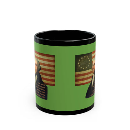 Washington's Earnest Prayer Green Mug by theGreenDragonTavern.shop