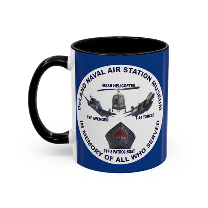 DNASM Student Art Blue Accent Mug by theGreenDragonTavern.shop
