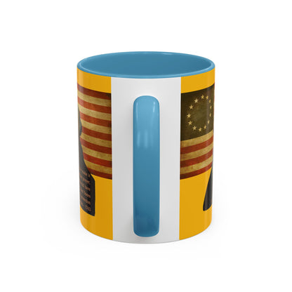 Washington's Earnest Prayer Yellow Accent Mug by theGreenDragonTavern.shop