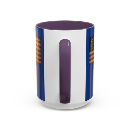 Deborah Sampson, America's Mulan Dark Blue Accent Mug by theGreenDragonTavern.shop