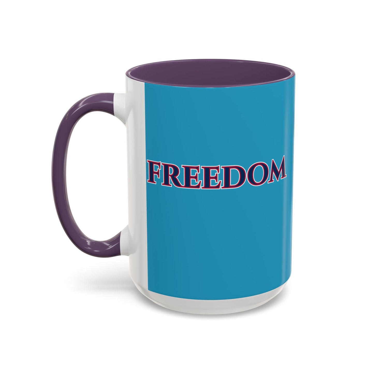 Freedom, Turquoise Accent Mug by theGreenDragonTavern.shop
