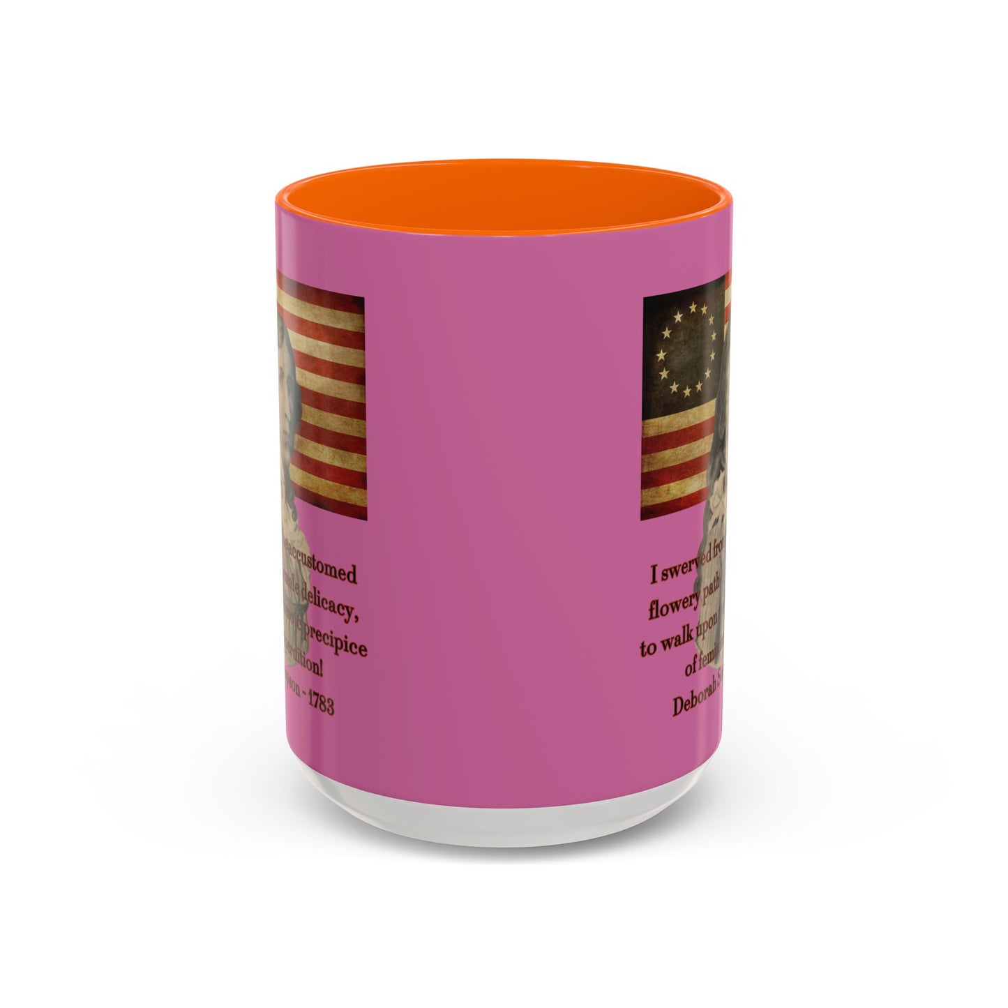 Deborah Sampson, America's Mulan Pink Accent Mug by theGreenDragonTavern.shop