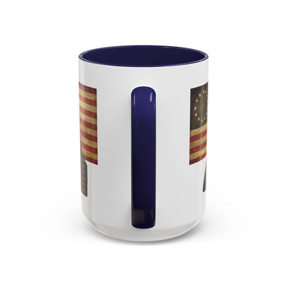 Washington's Earnest Prayer White Accent Mug by theGreenDragonTavern.shop