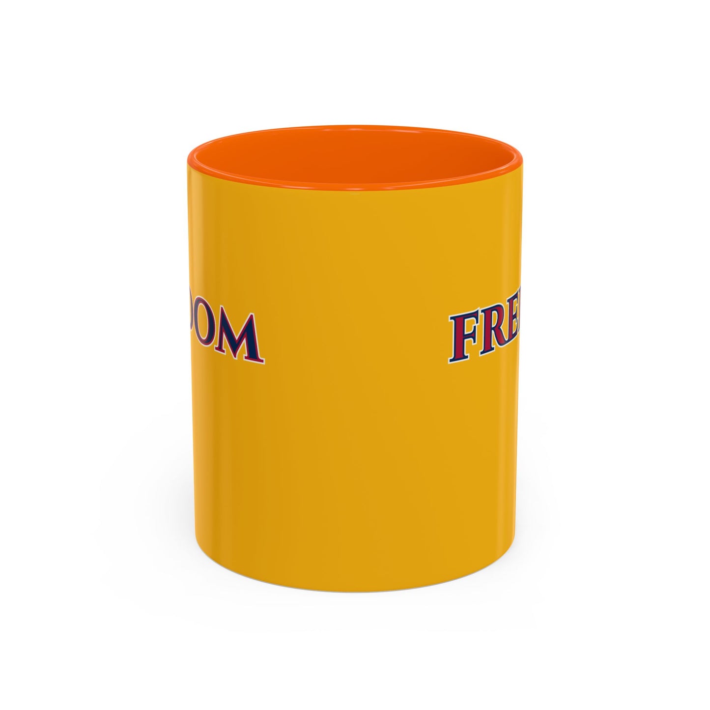 Freedom, Yellow Accent Mug by theGreenDragonTavern.shop