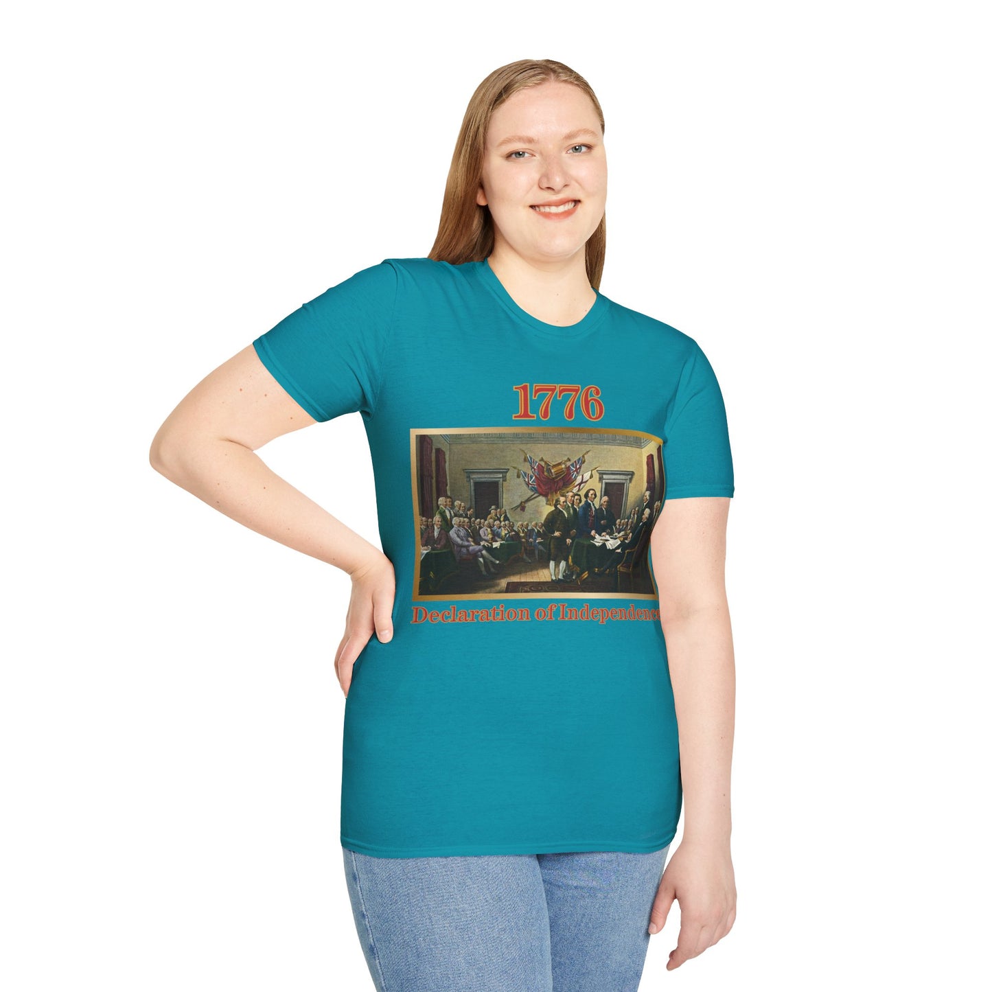 Declaration of Independence Dark colors Unisex T-Shirt by theGreenDragonTavern.shop