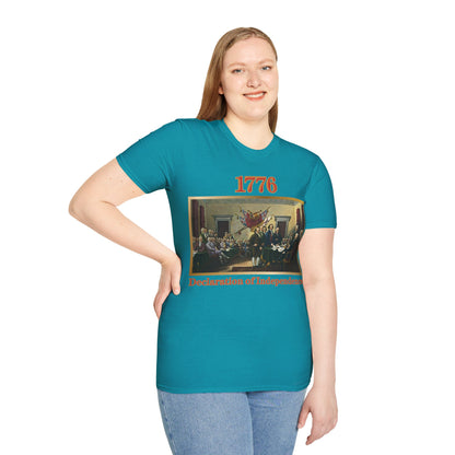 Declaration of Independence Dark colors Unisex T-Shirt by theGreenDragonTavern.shop
