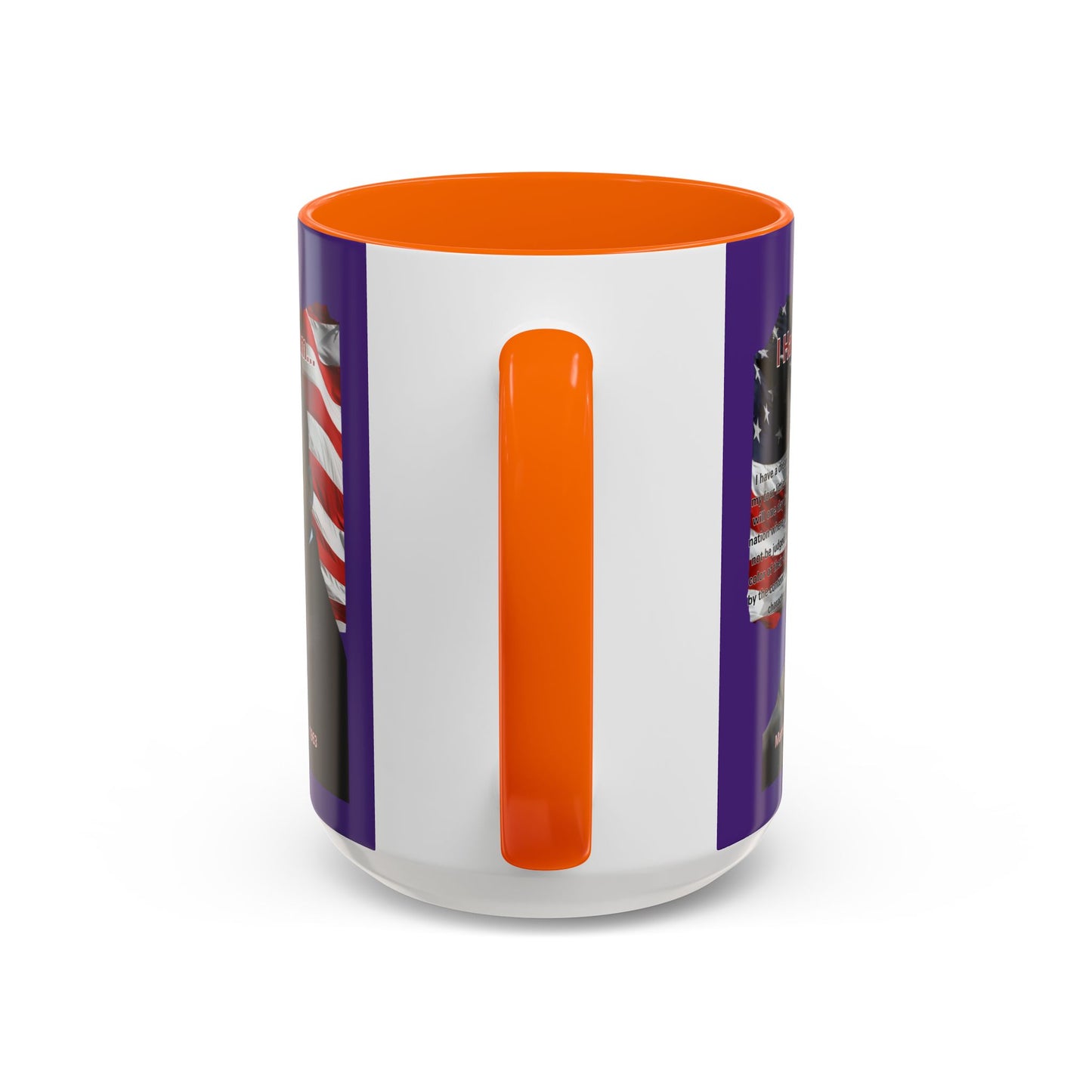 "I Have a Dream" MLKJr Purple Accent Mug by theGreenDragonTavern.shop