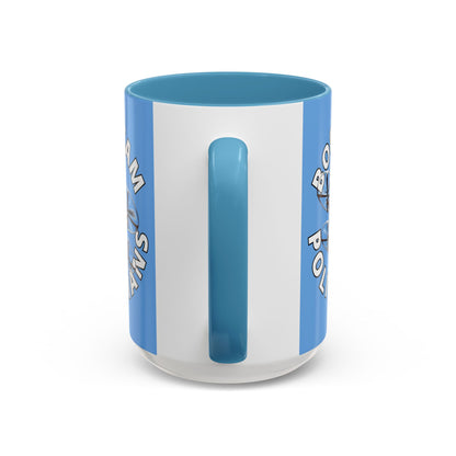 Bodycam the Politicians Drone Light Blue Accent Mug by theGreenDragonTavern.shop