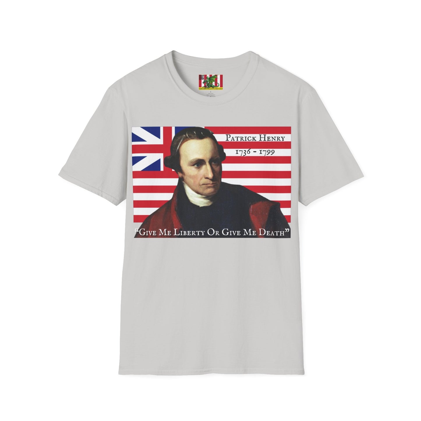 Patrick Henry Light colors Unisex T-Shirt by theGreenDragonTavern.shop