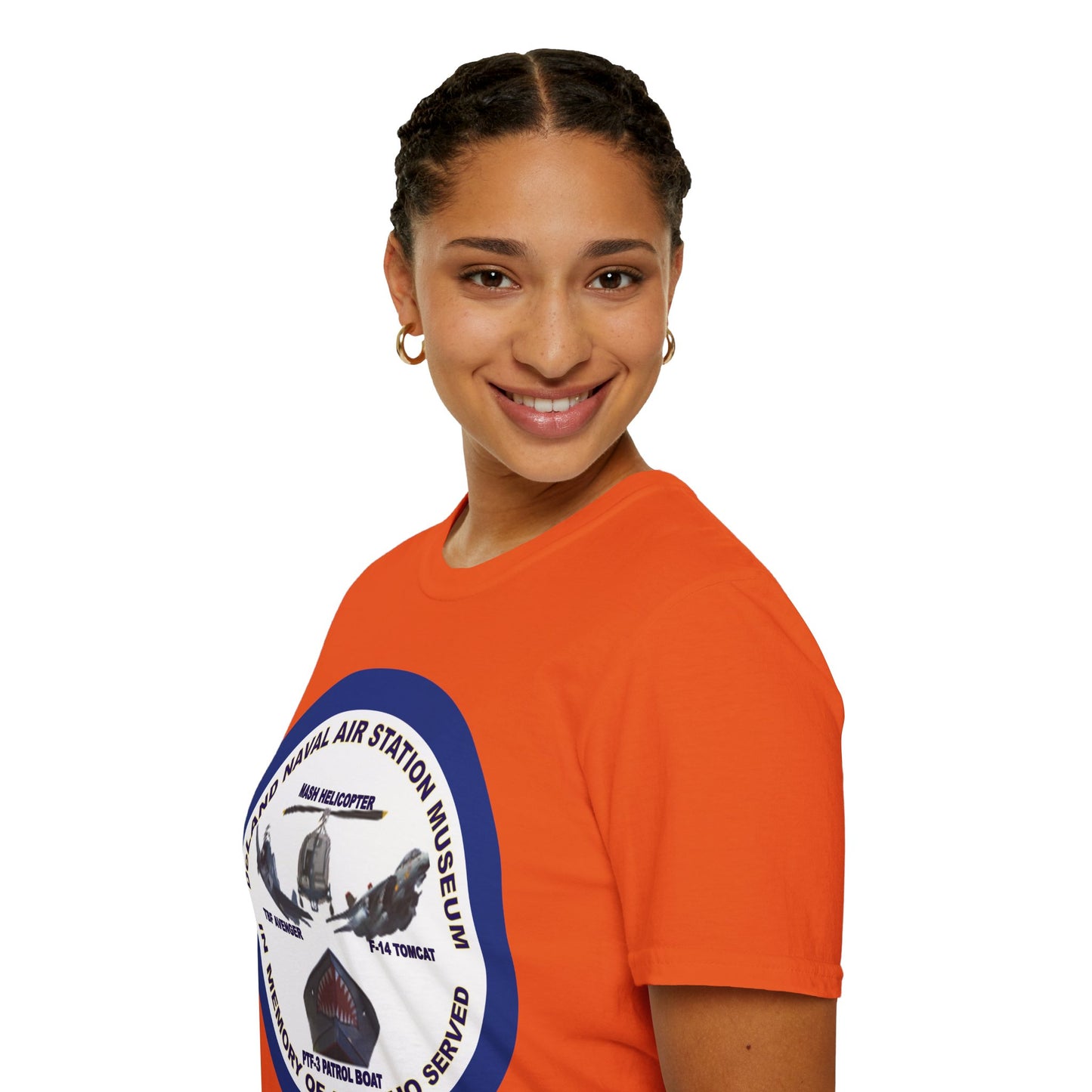 DNASM Student Art Navy Frame Lighter colors Unisex T-Shirt by theGreenDragonTavern.shop