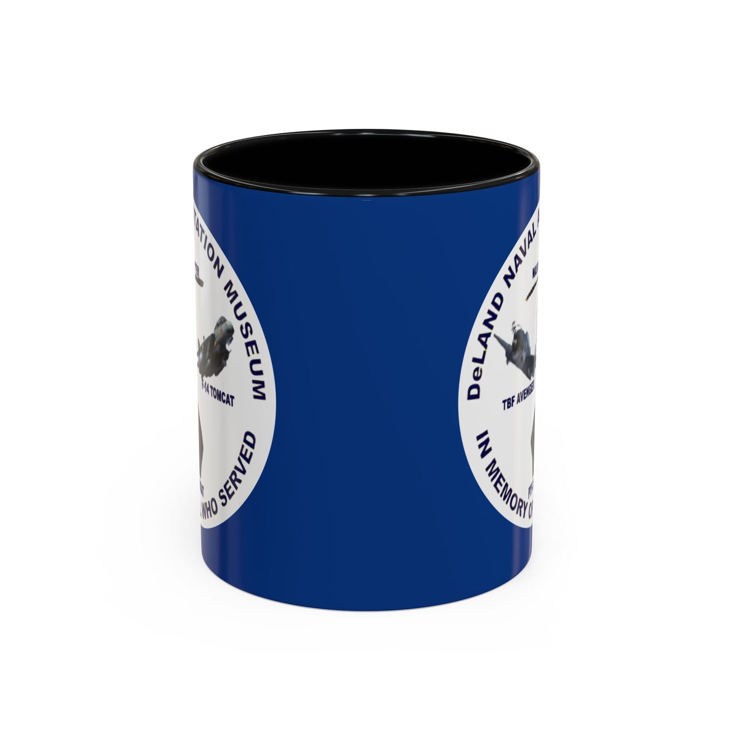 DNASM Student Art Blue Accent Mug by theGreenDragonTavern.shop