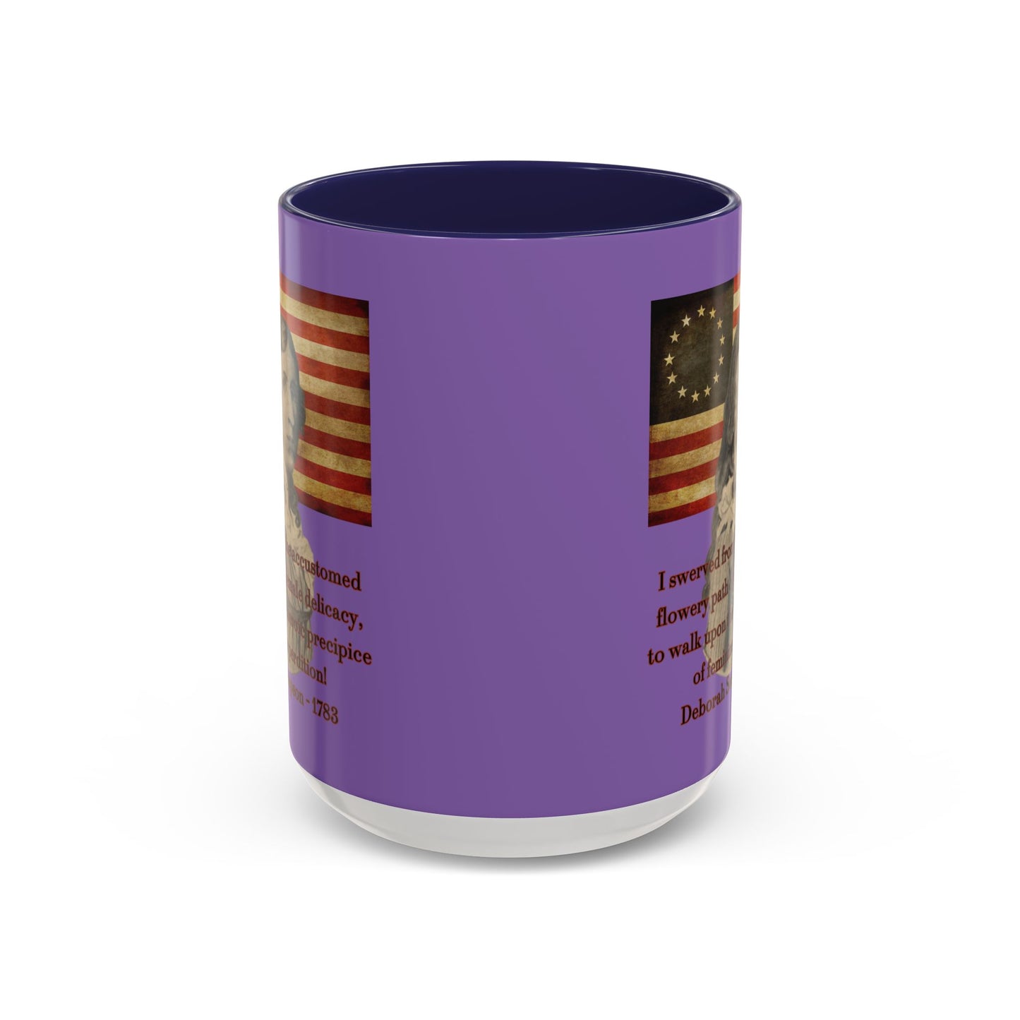 Deborah Sampson, America's Mulan Light Purple Accent Mug by theGreenDragonTavern.shop