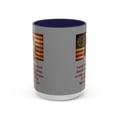 Deborah Sampson, America's Mulan Grey Accent Mug by theGreenDragonTavern.shop