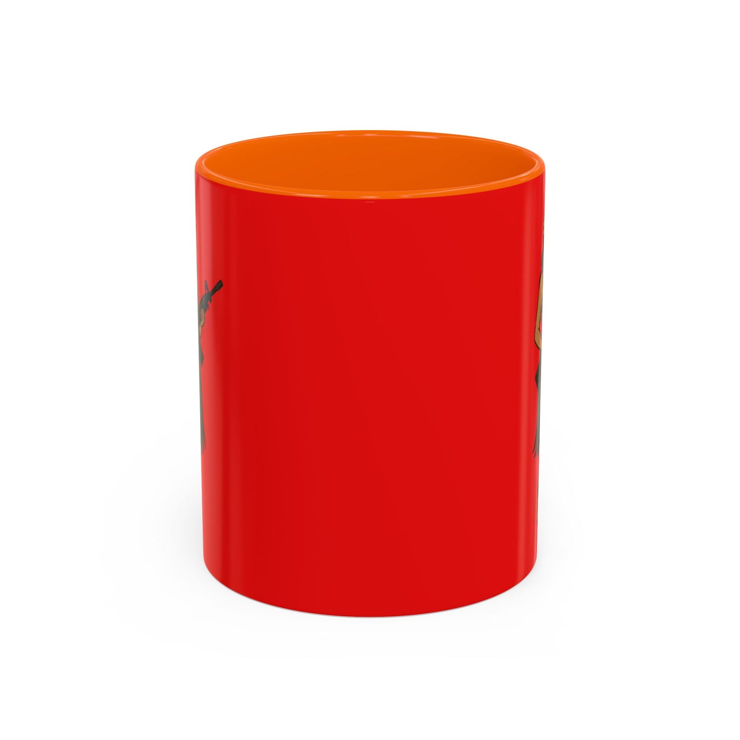 Hula Girl Packin' Heat Red Accent Mug by theGreenDragonTavern.shop