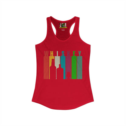 Whiskey spelled with an 'e' Women's Racerback Tank Top by theGreenDragonTavern.shop