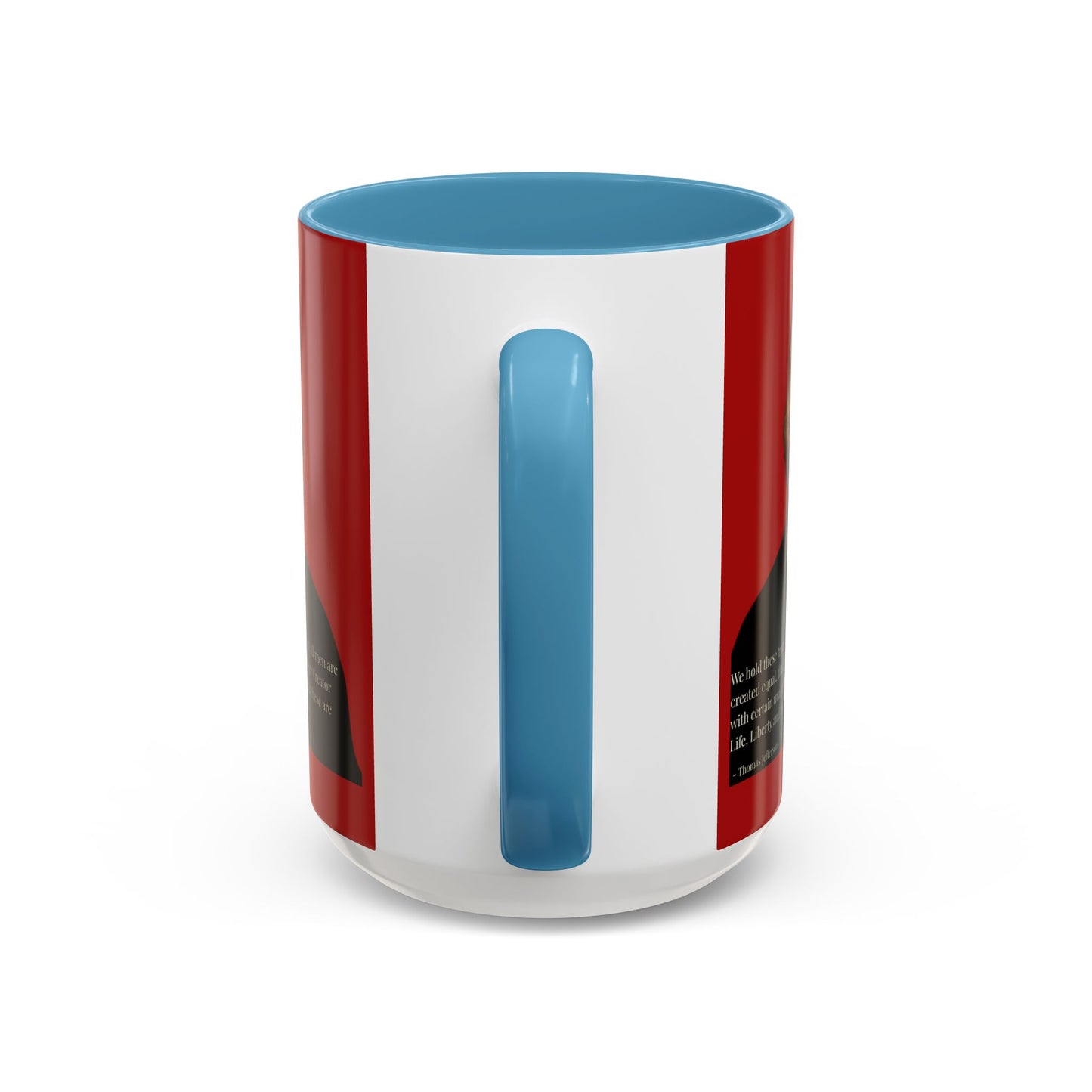 We hold these truths to be self-evident Red Accent Mug by theGreenDragonTavern.shop