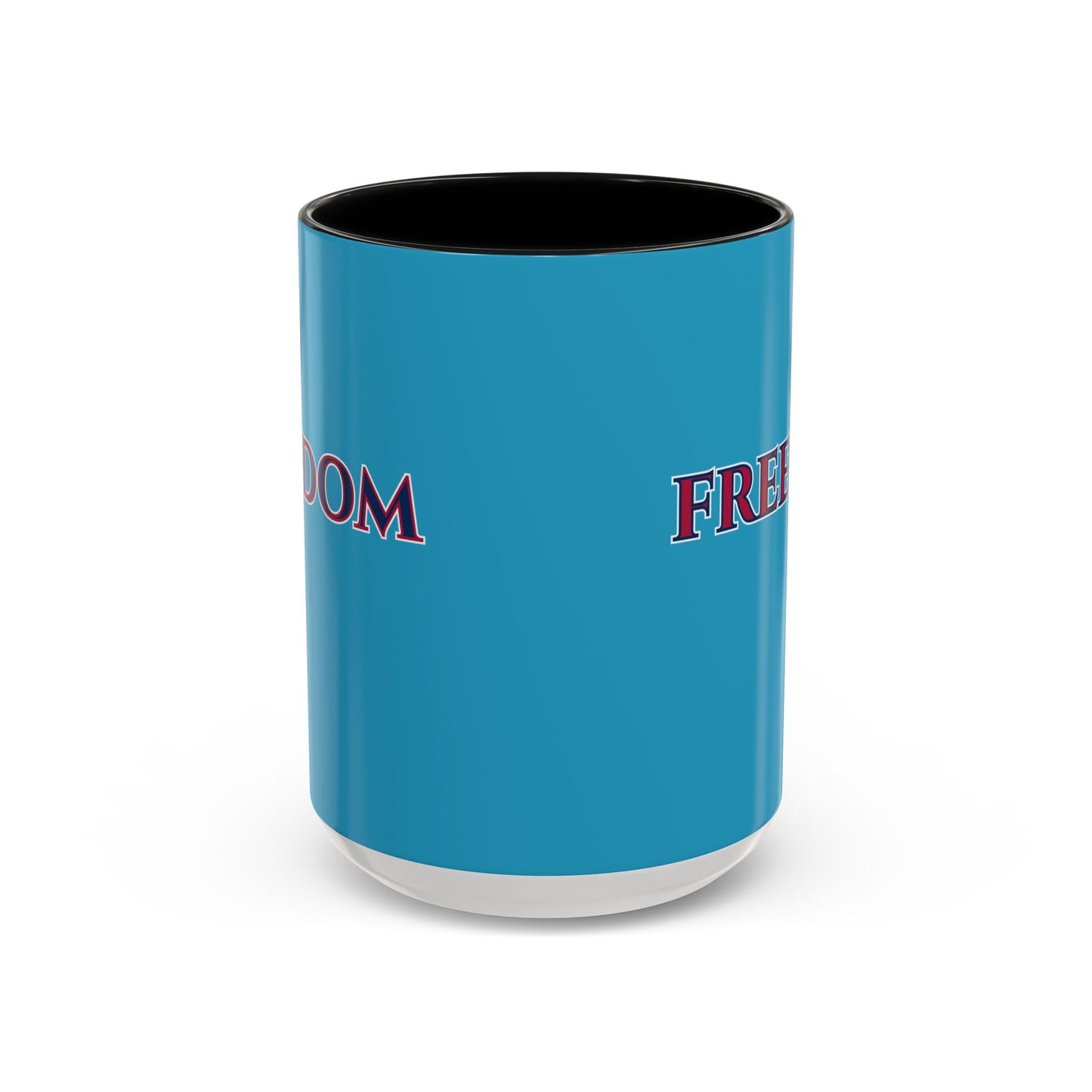 Freedom, Turquoise Accent Mug by theGreenDragonTavern.shop