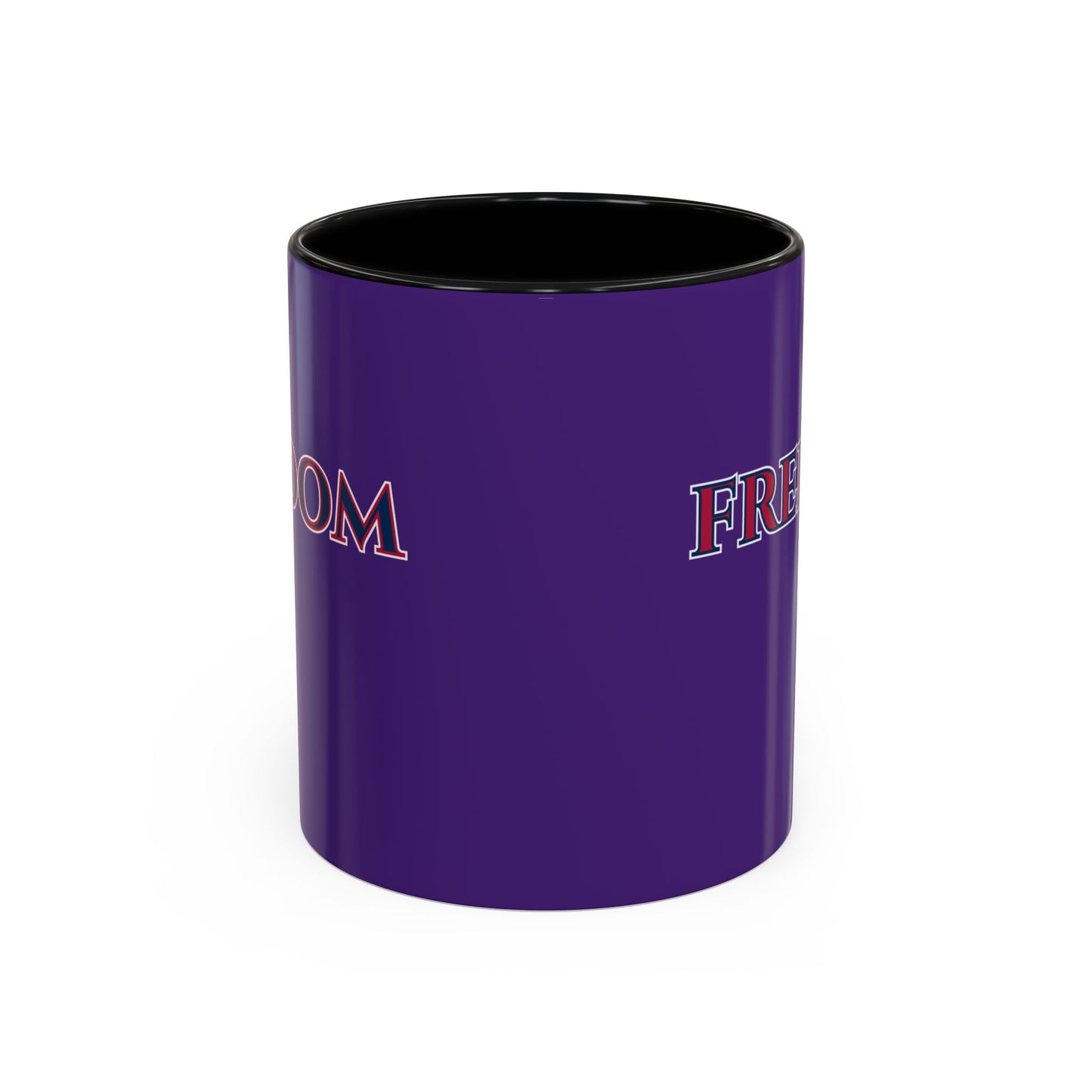Freedom, Dark Purple Accent Mug by theGreenDragonTavern.shop