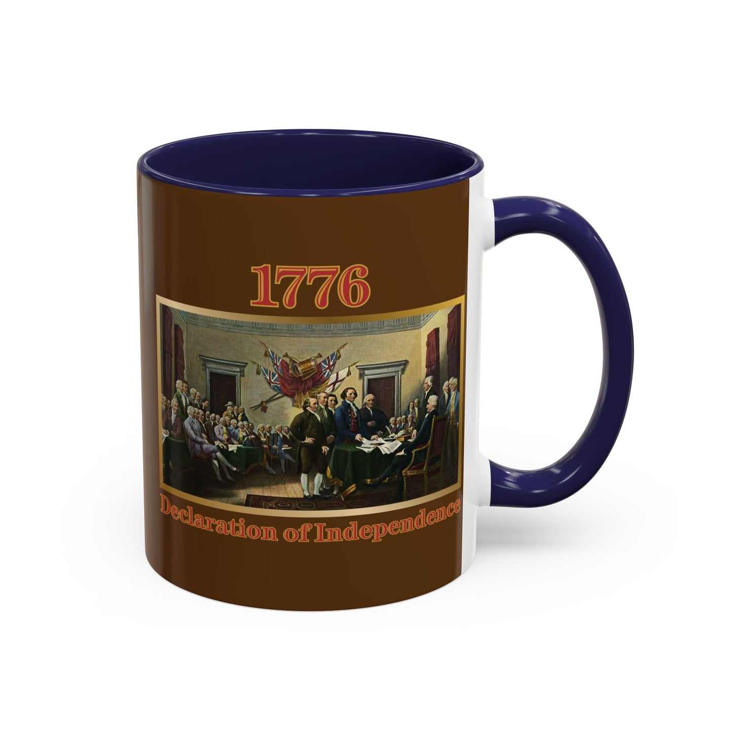 Declaration of Independence Brown Accent Mug by theGreenDragonTavern.shop