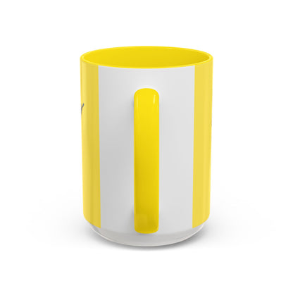Hula Girl Packin' Heat Pineapple Accent Mug by theGreenDragonTavern.shop