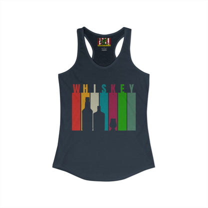 Whiskey spelled with an 'e' Women's Racerback Tank Top by theGreenDragonTavern.shop