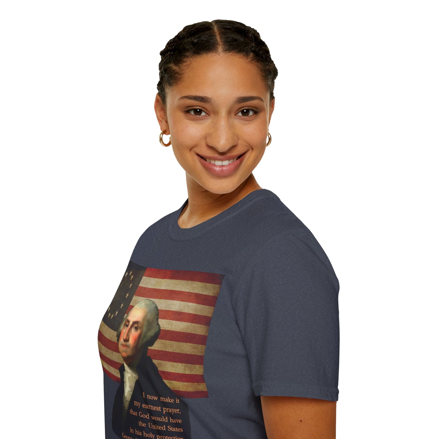 Washington's Earnest Prayer Dark colors Unisex T-Shirt by theGreenDragonTavern.shop