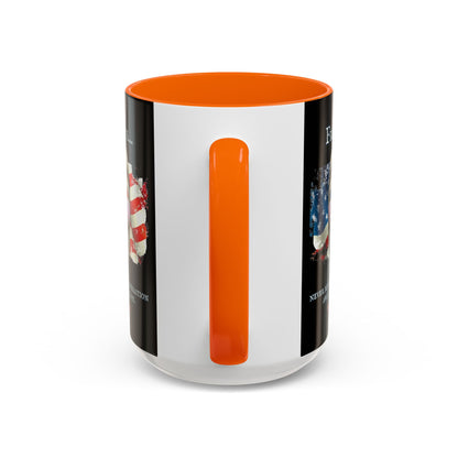 Ronald Reagan Freedom Vendetta Black Accent Mug by theGreenDragonTavern.shop