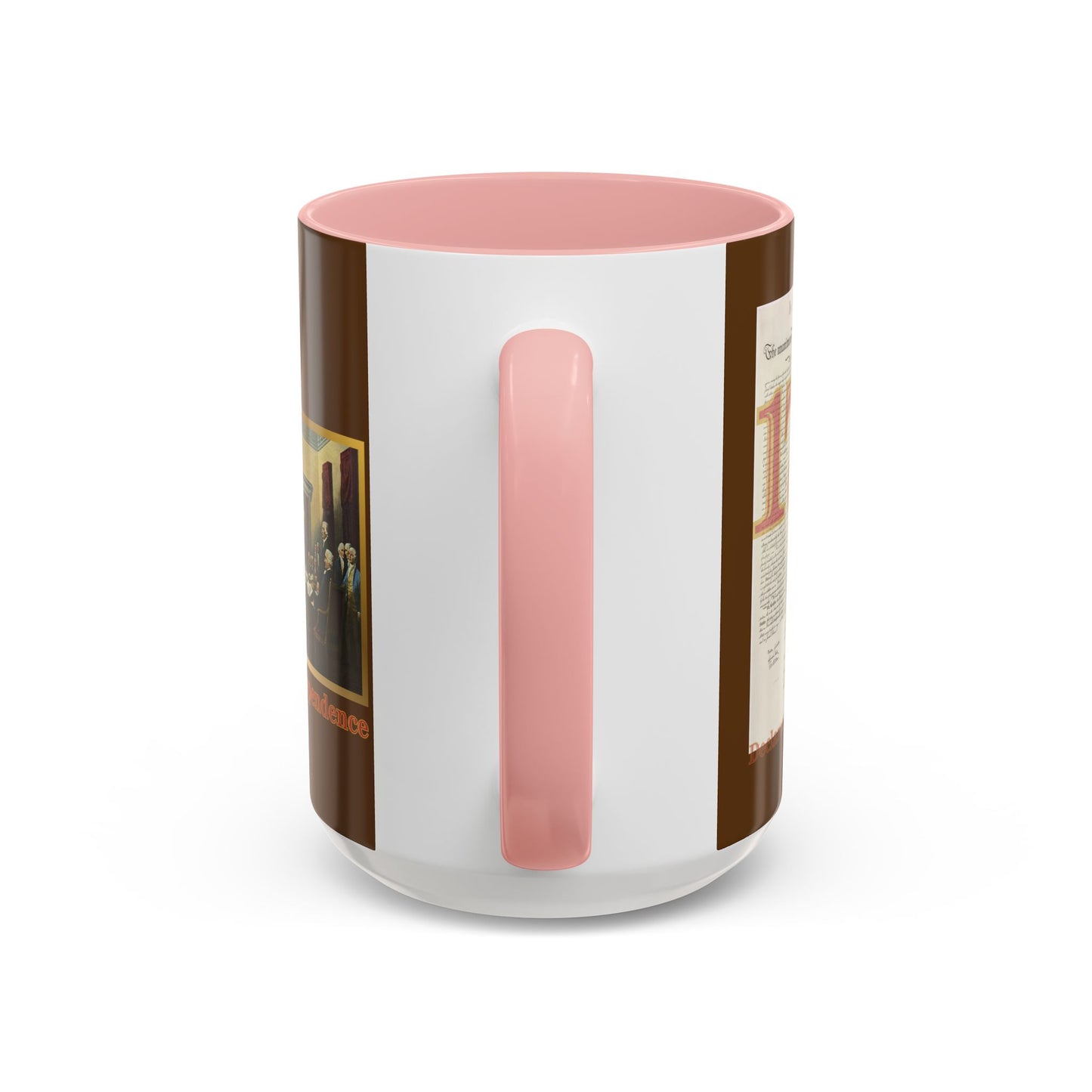 Declaration of Independence Brown Accent Mug by theGreenDragonTavern.shop
