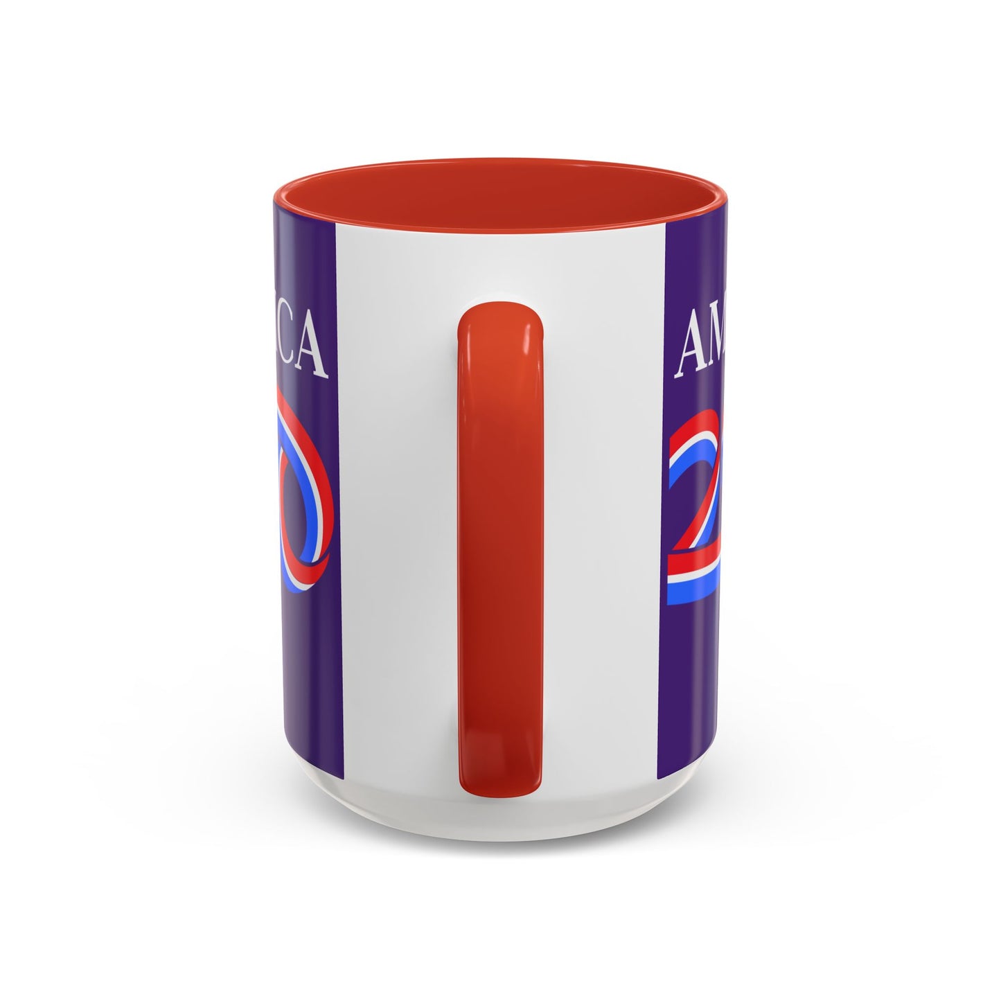 America 250 Dark Purple Accent Mug by theGreenDragonTavern.shop