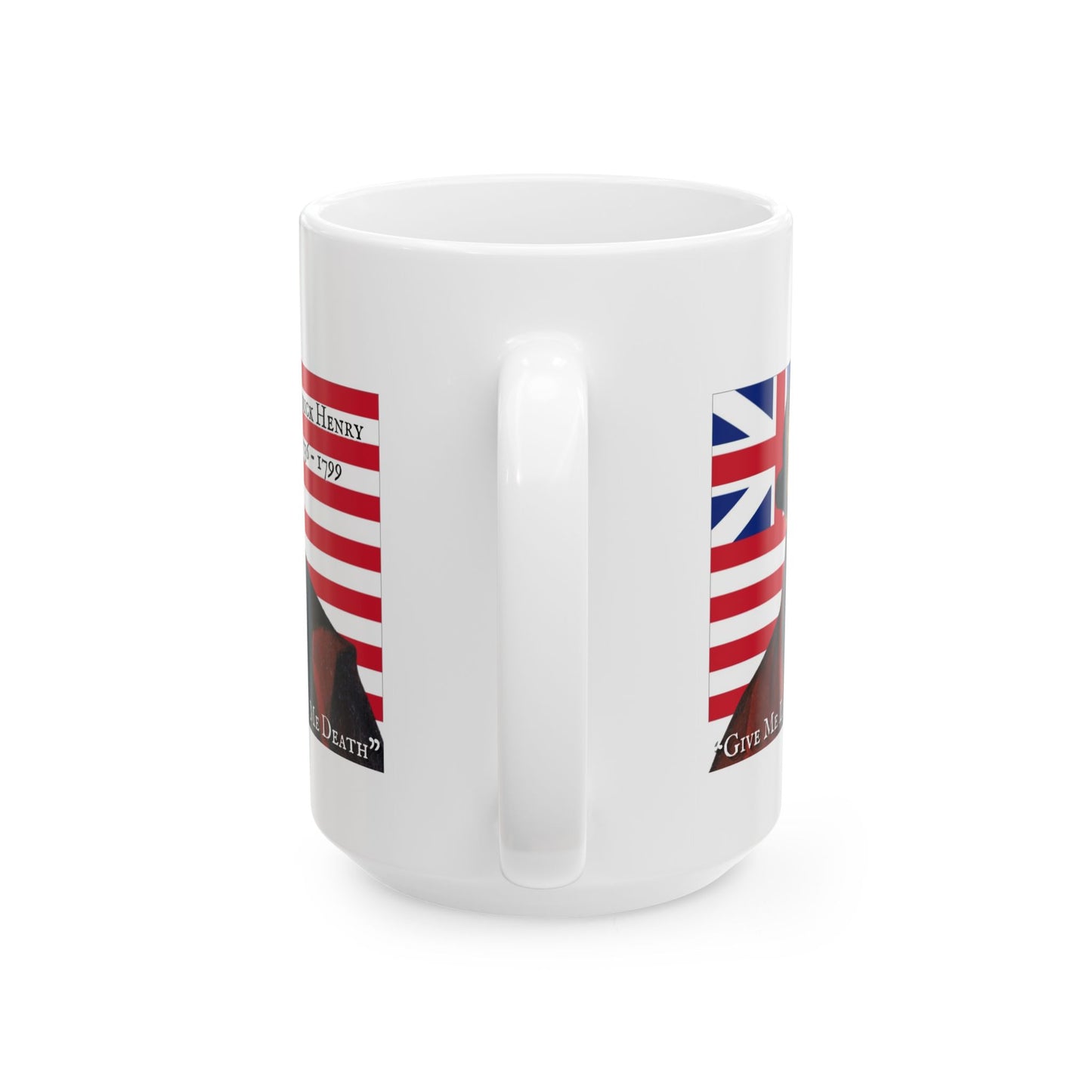 Patrick Henry White Mug by theGreenDragonTavern.shop