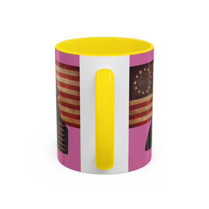 Washington's Earnest Prayer Pink Accent Mug by theGreenDragonTavern.shop
