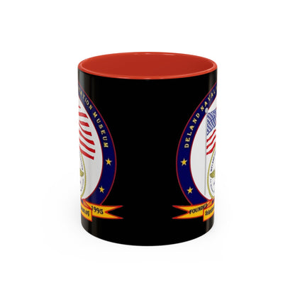 DeLand Naval Air Station Museum Black Accent Mug by theGreenDragonTavern.shop