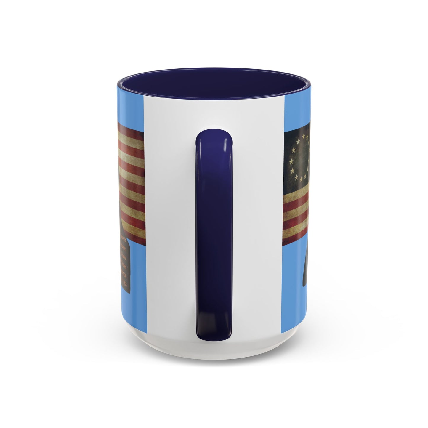 Washington's Earnest Prayer Light Blue Accent Mug by theGreenDragonTavern.shop