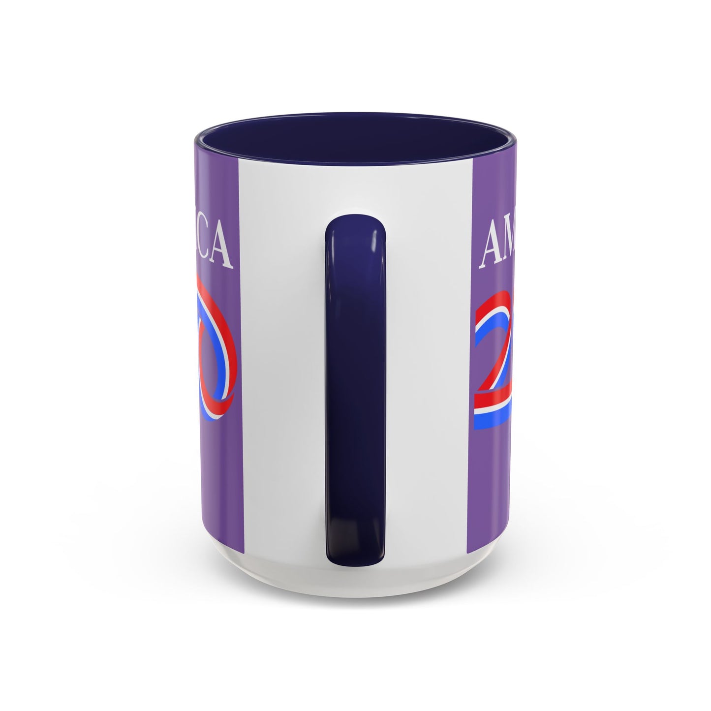 America 250 Light Purple Accent Mug by theGreenDragonTavern.shop
