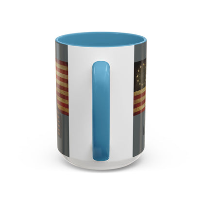 Washington's Earnest Prayer Grey Accent Mug by theGreenDragonTavern.shop