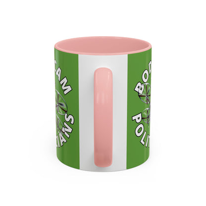 Bodycam the Politicians Drone Green Accent Mug by theGreenDragonTavern.shop