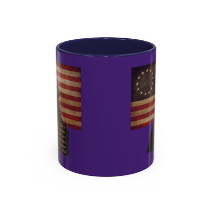 Washington's Earnest Prayer Purple Accent Mug by theGreenDragonTavern.shop