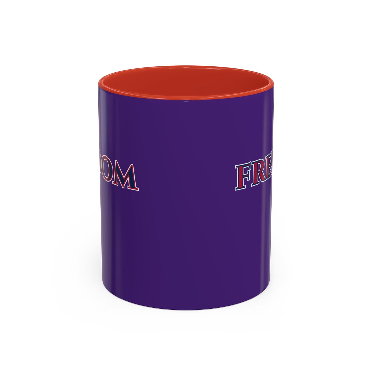 Freedom, Dark Purple Accent Mug by theGreenDragonTavern.shop