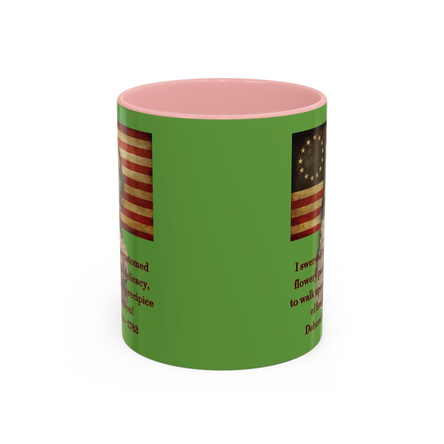 Deborah Sampson, America's Mulan Green Accent Mug by theGreenDragonTavern.shop