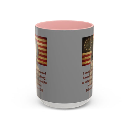 Deborah Sampson, America's Mulan Grey Accent Mug by theGreenDragonTavern.shop