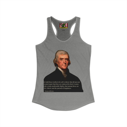 We hold these truths to be self-evident Women's Racerback Tank Top by theGreenDragonTavern.shop