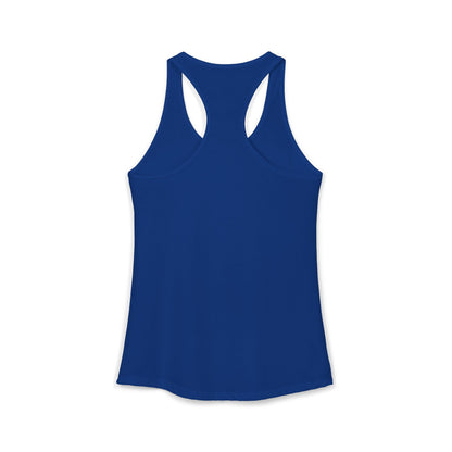 Hula Girl Packin' Heat Women's Racerback Tank Top by theGreenDragonTavern.shop
