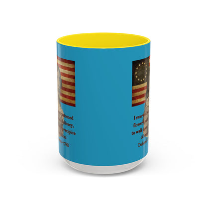 Deborah Sampson, America's Mulan Turquoise Accent Mug by theGreenDragonTavern.shop