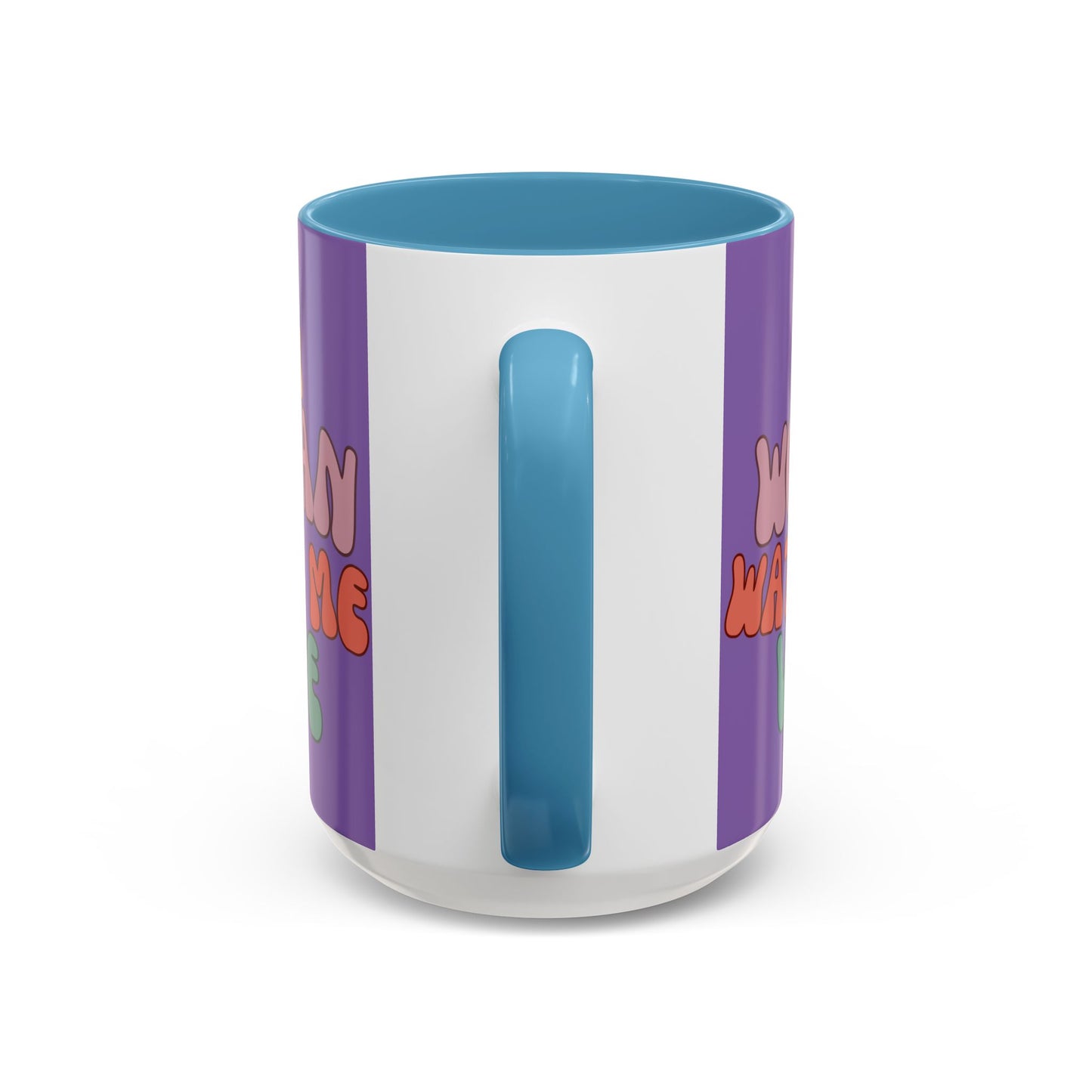 I Am Woman Watch Me Vote Light Purple Accent Mug by theGreenDragonTavern.shop