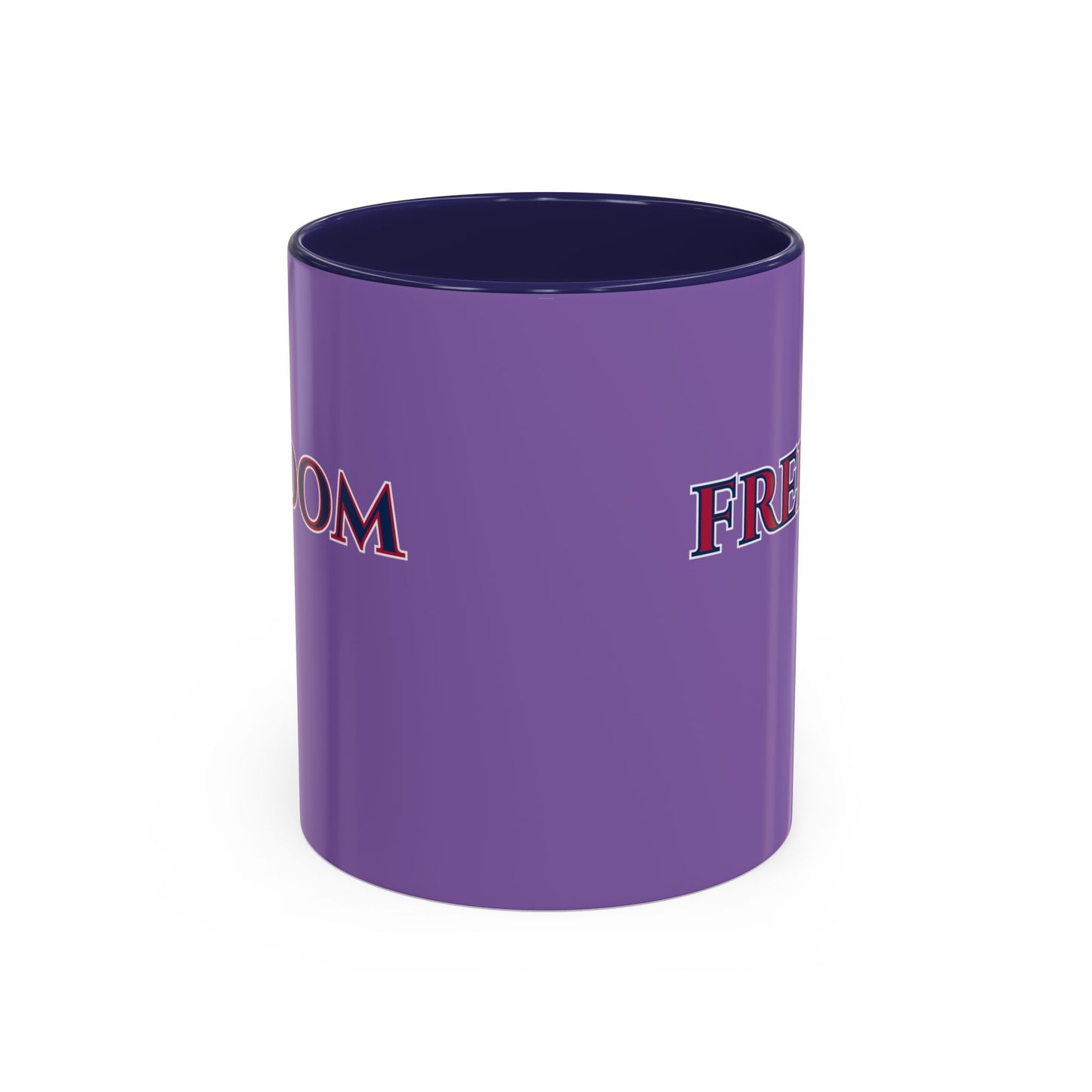 Freedom, Light Purple Accent Mug by theGreenDragonTavern.shop