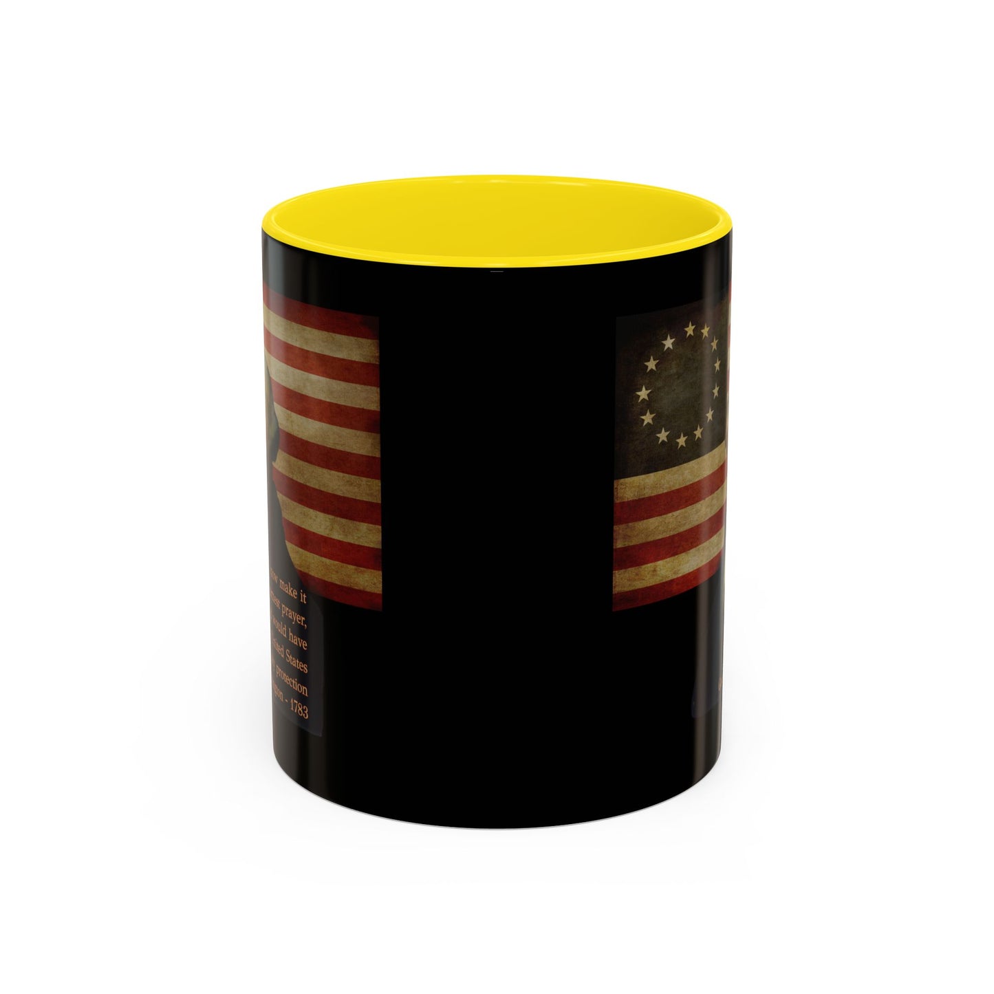 Washington's Earnest Prayer Black Accent Mug by theGreenDragonTavern.shop