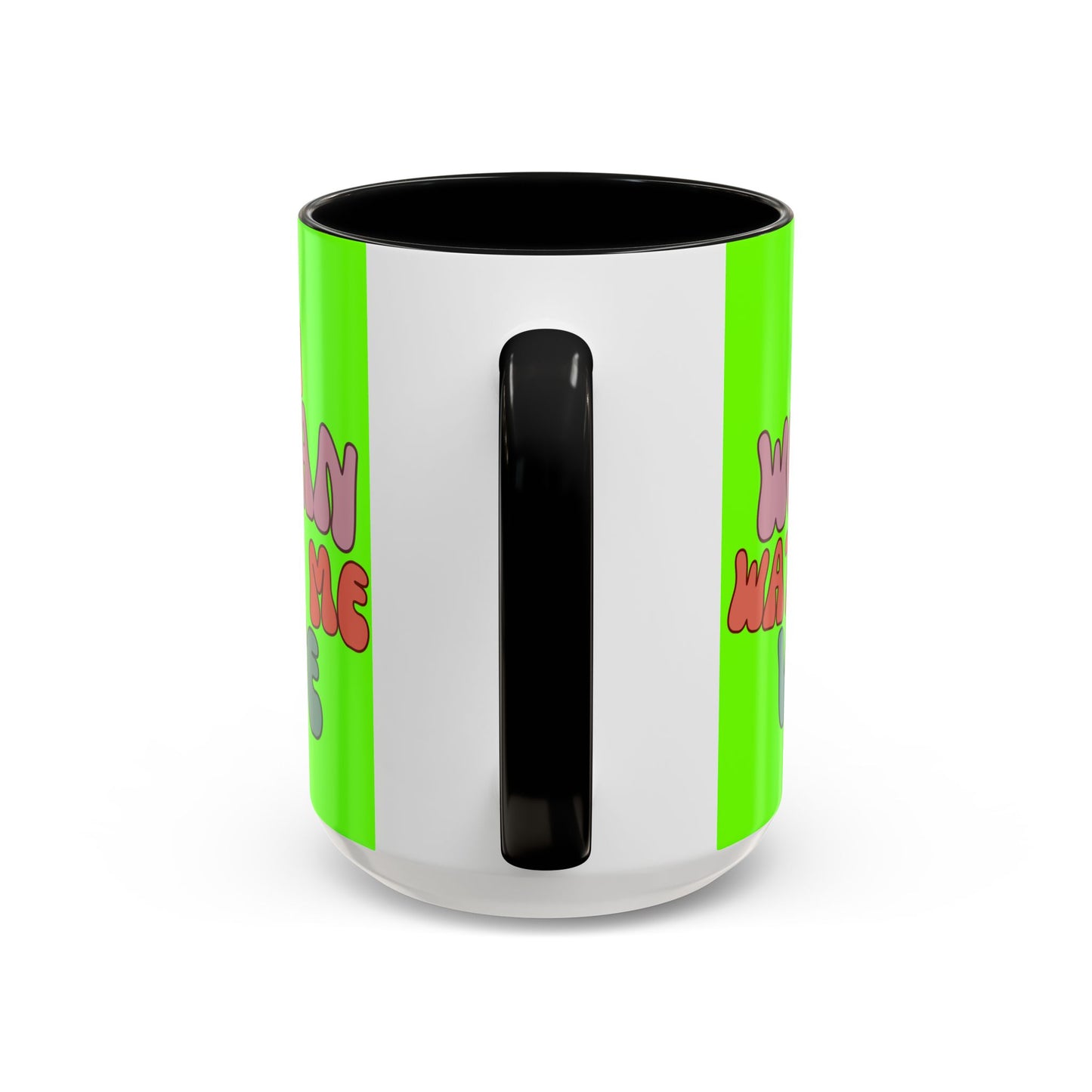 I Am Woman Watch Me Vote Light Green Accent Mug by theGreenDragonTavern.shop