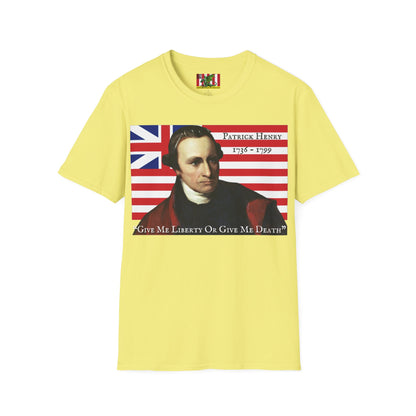 Patrick Henry Light colors Unisex T-Shirt by theGreenDragonTavern.shop