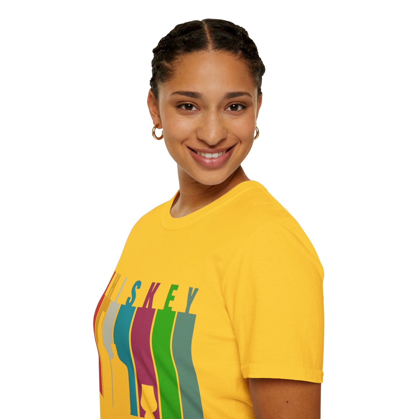 Whiskey spelled with an 'e' Light colors Unisex T-Shirt by theGreenDragonTavern.shop